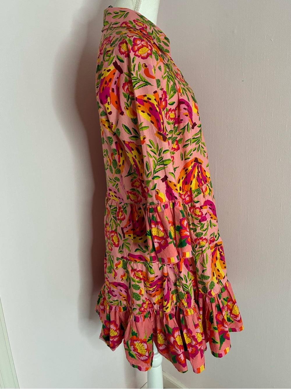 Farm Rio Painted Bananas Mini Dress - Picture 6 of 15